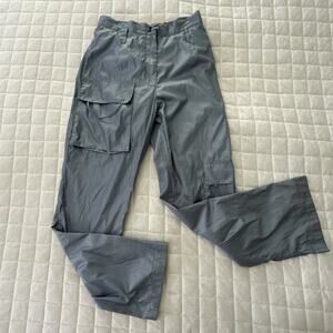 Animale Pants Womens Small Blue Cardo Windbreaker Parachute Indie Streetwear